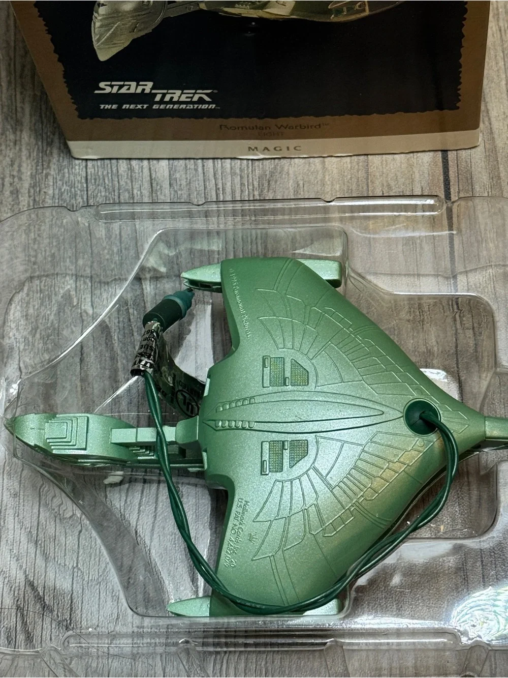 Vintage 1990s Hallmark Keepsake Star Trek Ornament (Lot 4x) RARE Blinking Lights